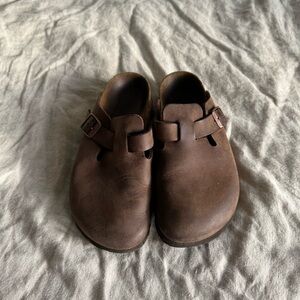 Birkenstock | sz 36 Boston Oiled Leather Sandal Brown